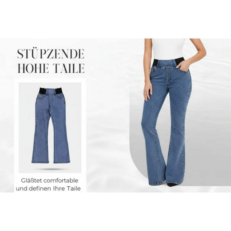 Leonie | Stilvolle Jeans im ausgestellten Look