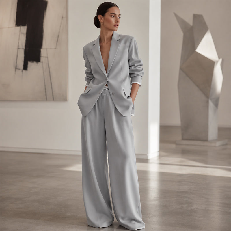 Aadee | Hosenanzug mit Übergröße-Blazer und weiter Hose