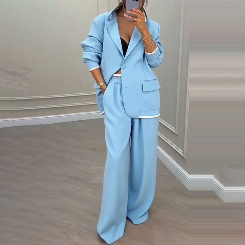 Aadee | Hosenanzug mit Übergröße-Blazer und weiter Hose