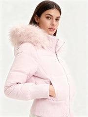 Steppjacke Winter Damen Mit Kapuze