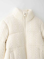 Steppjacke Strickoptik