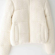 Steppjacke Strickoptik