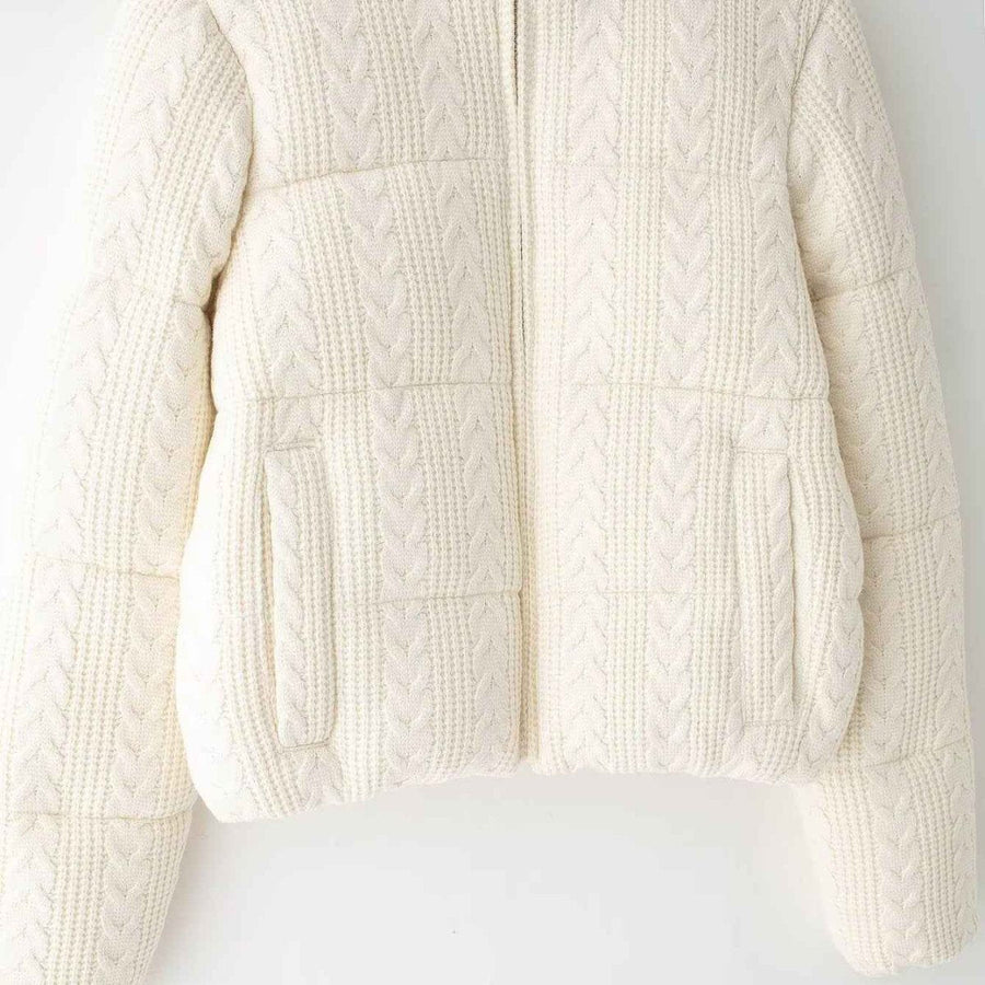 Steppjacke Strickoptik