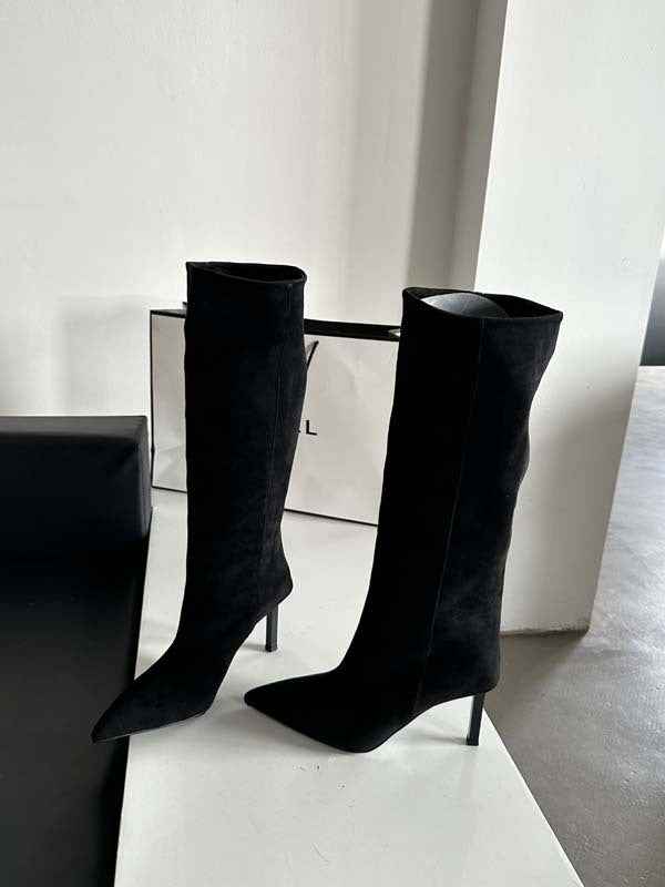 Stiefel Damen Wildleder Optik