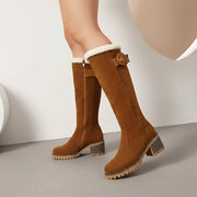 Stiefel für Damen mit Schnallendetail