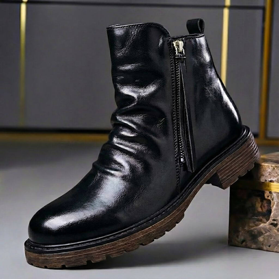 Stiefel Herren Klassisch mit Reißverschluss