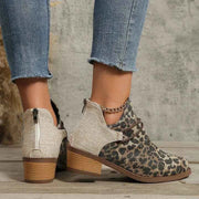 Stiefelette mit Blockabsatz