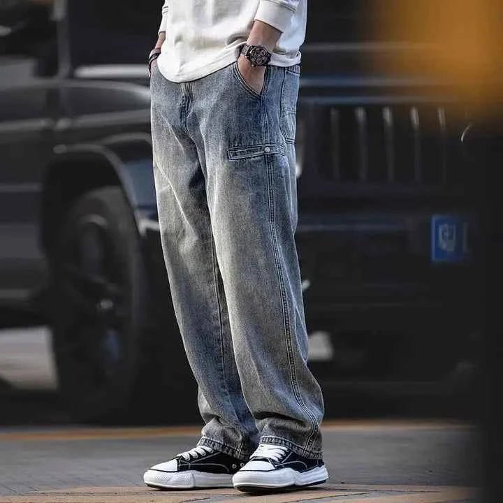Stonewashed Jeans Herren