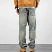 Stonewashed Jeans Herren