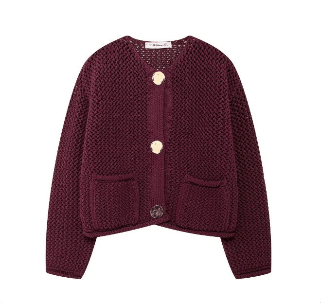Strickjacke Damen Casual