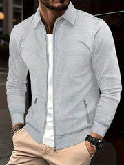 Strickjacke Herren mit Reißverschluss