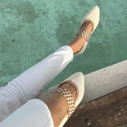 Anja | Damen Frühlings Ballerinas mit Riemen im Freizeitstil