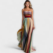 Flora | Langes Kleid aus feinem Stoff