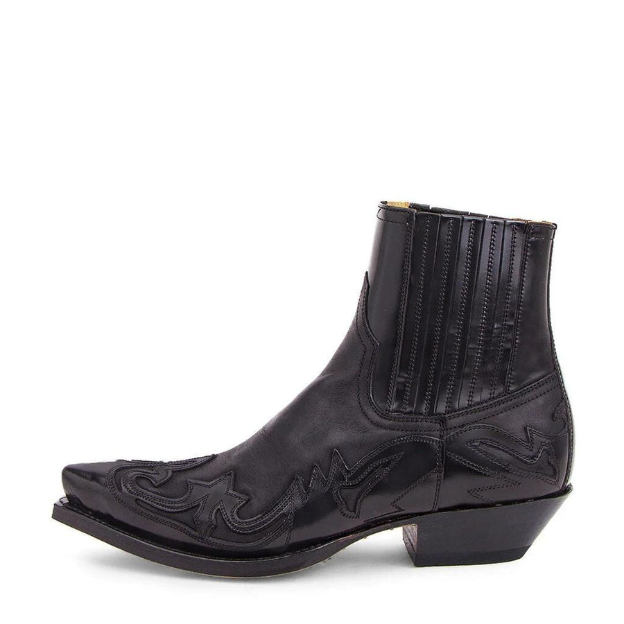 Leder-Cowboystiefel | Spitzes Design