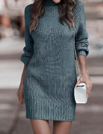 Tamina | Damen Elegantes Strickkleid – Feminines Kleid für Herbst & Büro 2026
