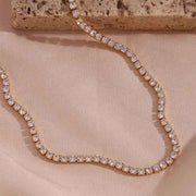 Tennis Halskette Gold
