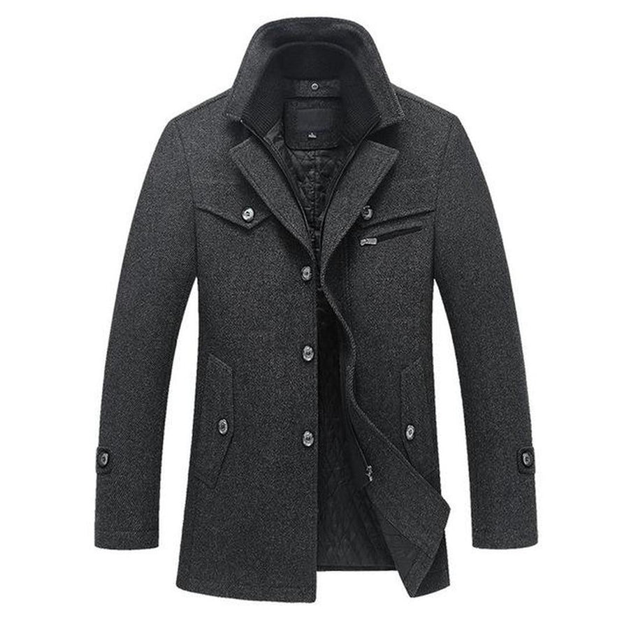 Herren Winterjacke Mit Reißverschluss | Langarm
