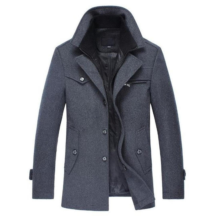 Herren Winterjacke Mit Reißverschluss | Langarm