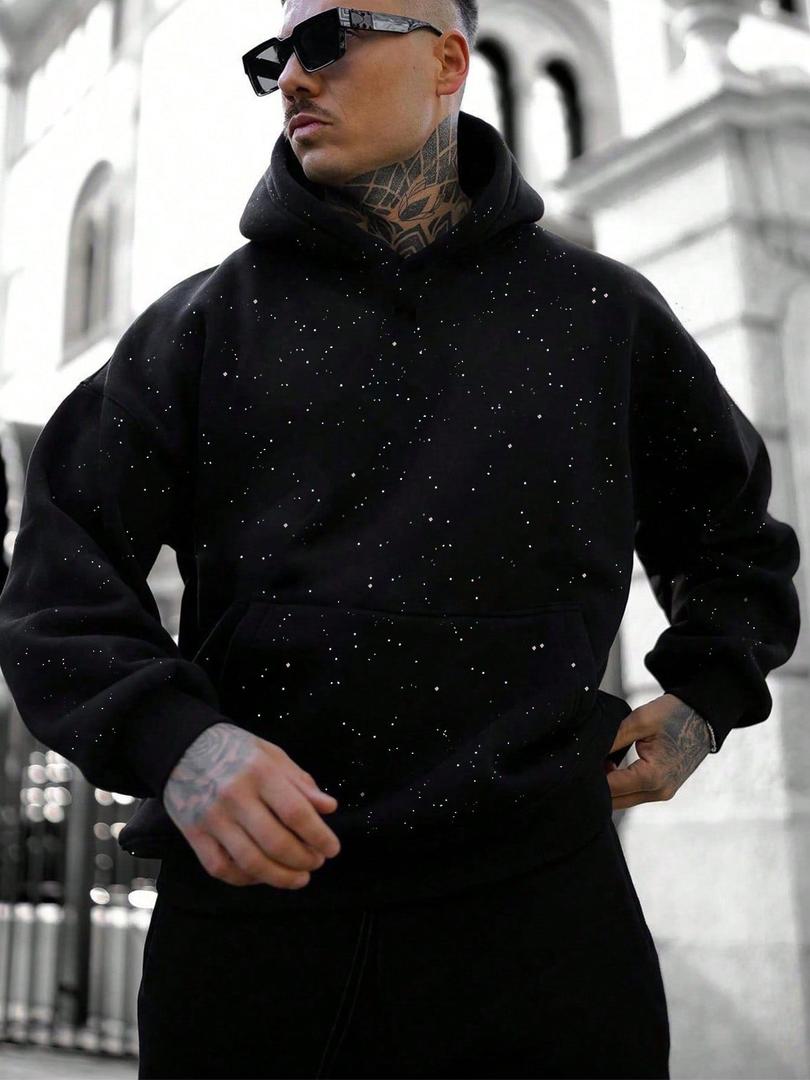 Herren Hoodie Mit Tasche | Einfarbig