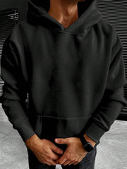 Herren Hoodie Mit Tasche | Einfarbig
