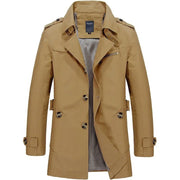 Trenchcoat Herren Klassisch mit Reverskragen