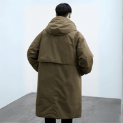Trenchcoat Herren Lang Mit Kapuze