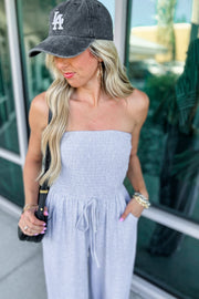 IRMGARD - SCHULTERFREIER JUMPSUIT