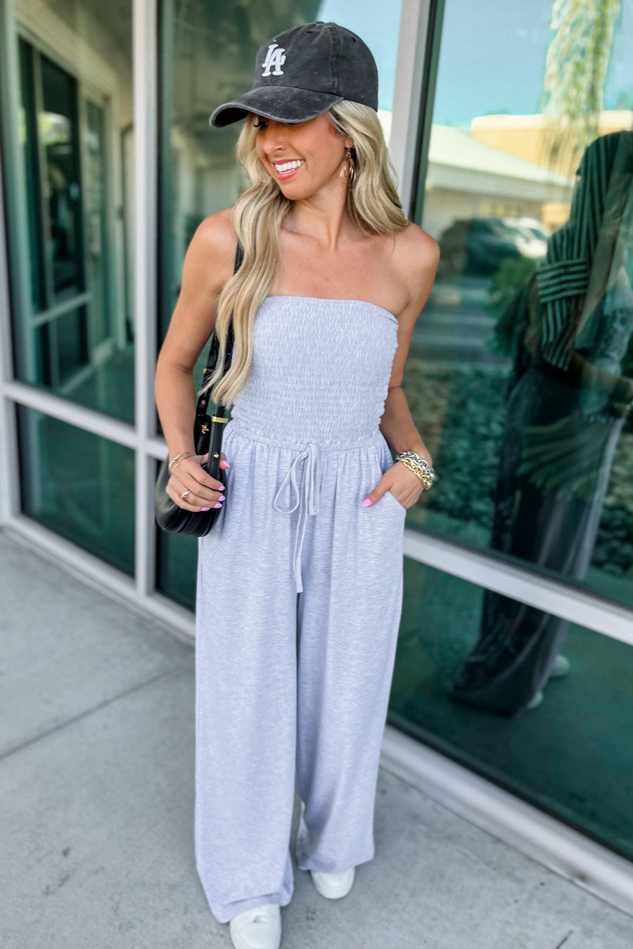 IRMGARD - SCHULTERFREIER JUMPSUIT
