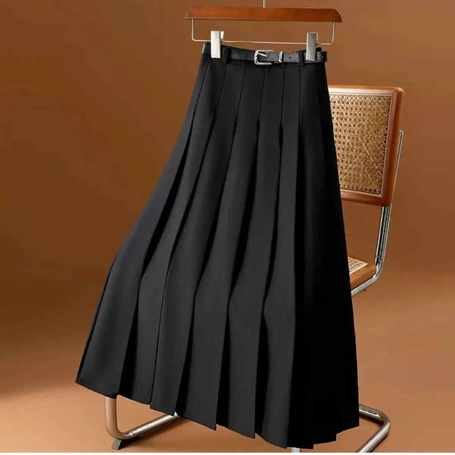 Tüllrock Damen Plissiert Midi