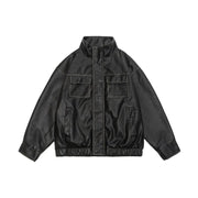 Übergangsjacke Damen Mit Hohem Kragen