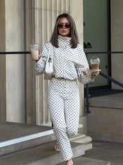 Übergangsjacke Damen Polka-Dot