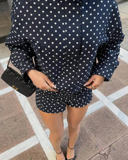 Übergangsjacke Damen Polka-Dot