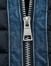 Übergangsjacke Herren Blau Gesteppt