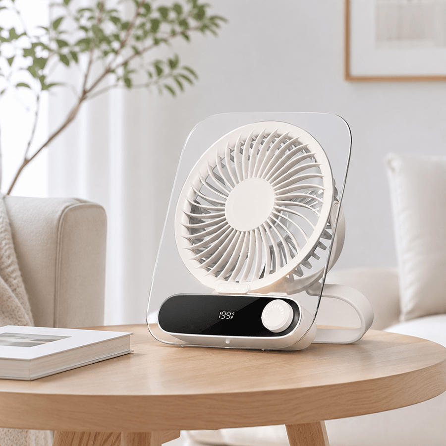 USB Ventilator mit Akku und Nachtlicht
