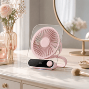 USB Ventilator mit Akku und Nachtlicht