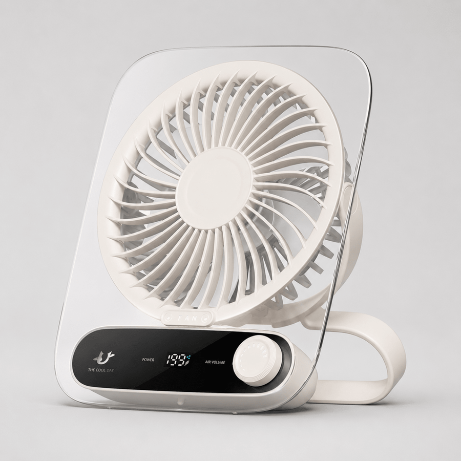 USB Ventilator mit Akku und Nachtlicht