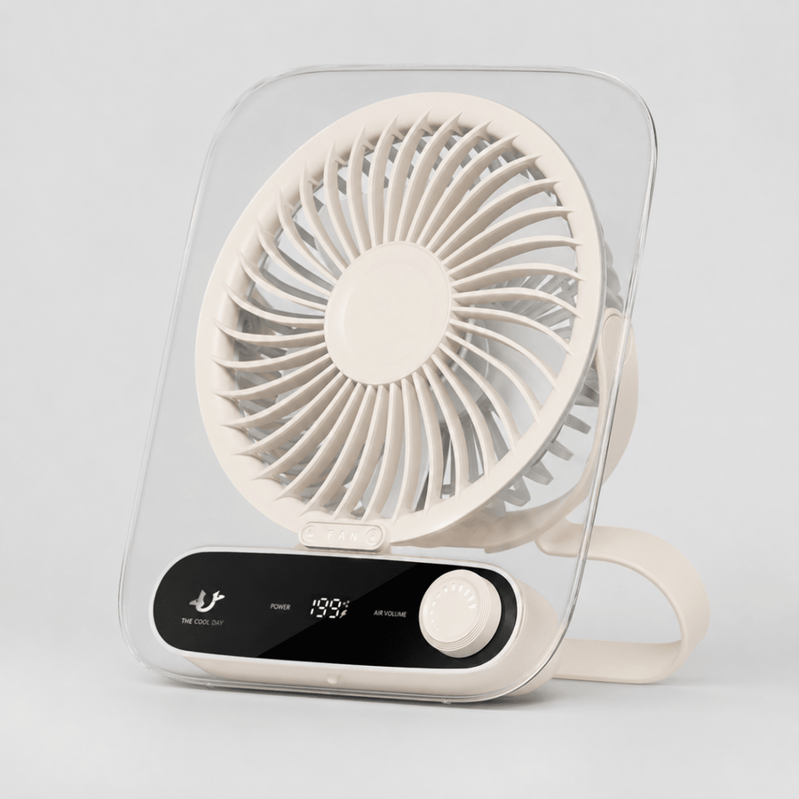 USB Ventilator mit Akku und Nachtlicht