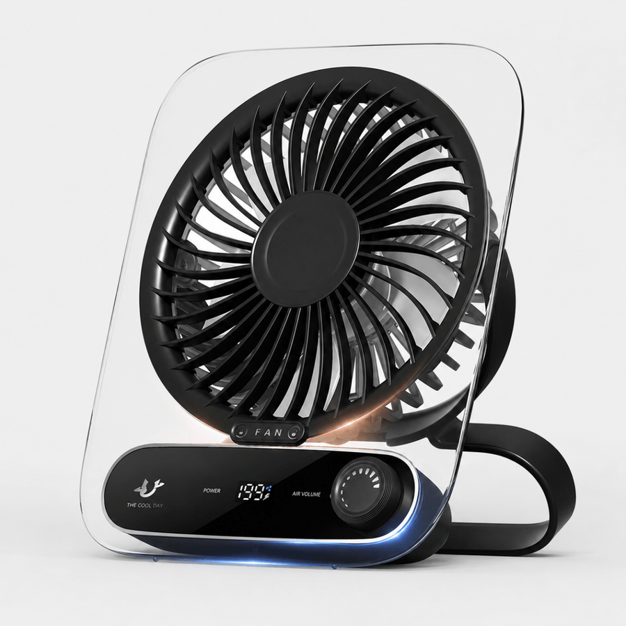 USB Ventilator mit Akku und Nachtlicht