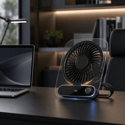 USB Ventilator mit Akku und Nachtlicht