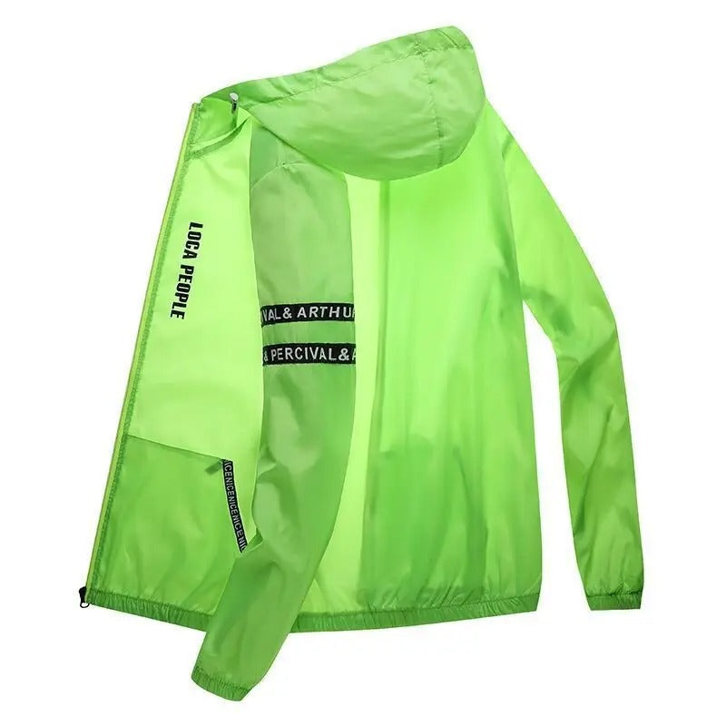 Heidi-Mode | Leichte Sommerjacke für Männer mit Langen Ärmeln und Uv-Schutz