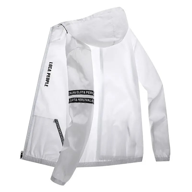 Heidi-Mode | Leichte Sommerjacke für Männer mit Langen Ärmeln und Uv-Schutz