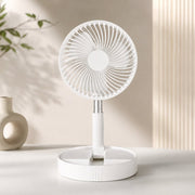 Ventilator klappbar mit Akku als Tisch & Standventilator