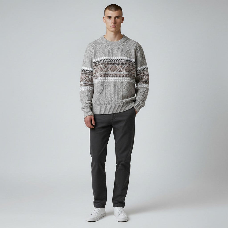 Lennart | Nordischer Strickpullover für Herren