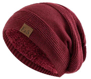 Warme Strickmütze
