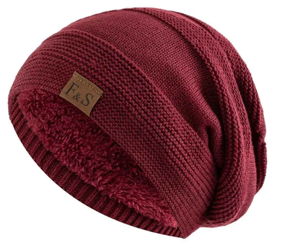 Warme Strickmütze