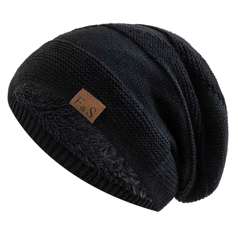 Warme Strickmütze