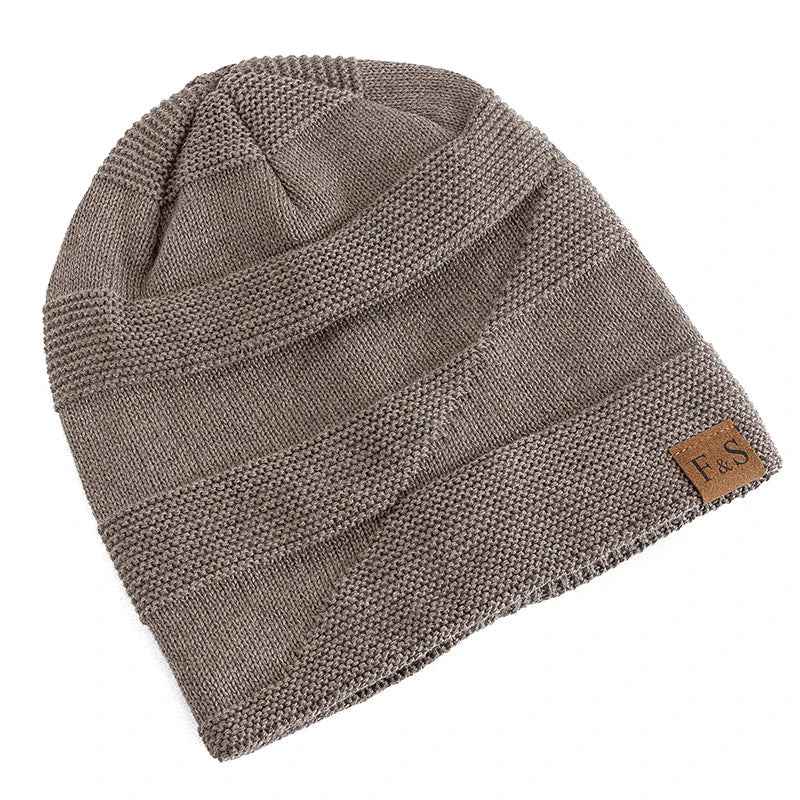 Warme Strickmütze