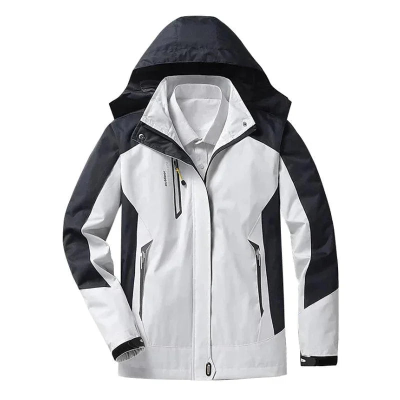 Damen Regenjacke wasserabweisend mit Kapuze