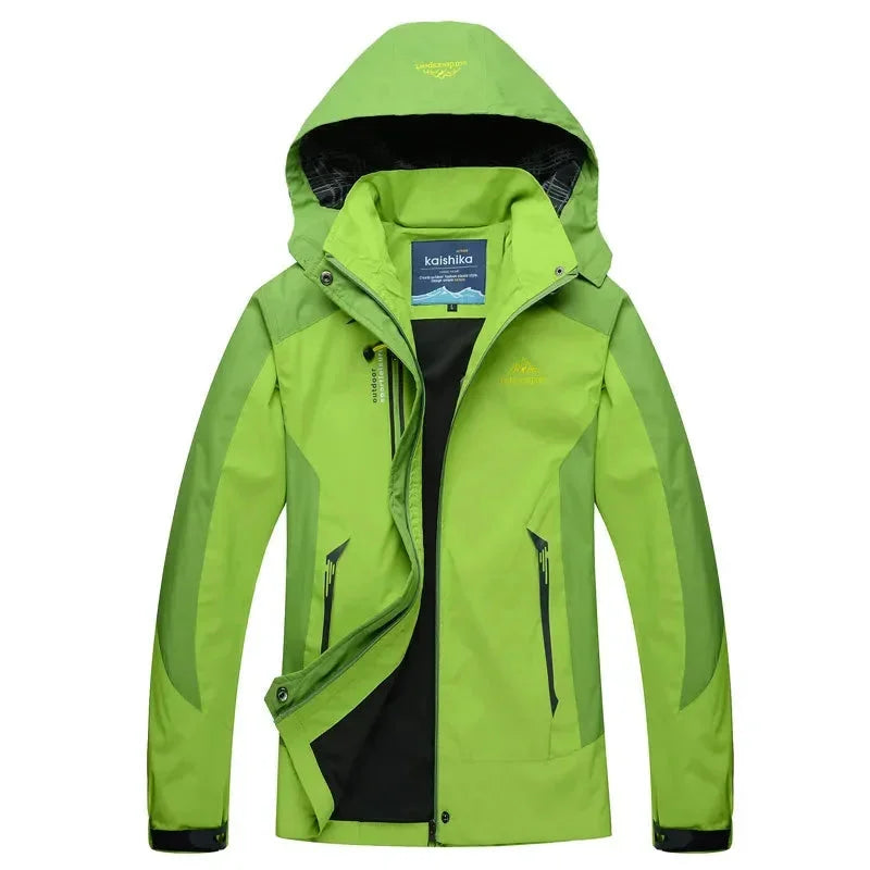 Damen Regenjacke wasserabweisend mit Kapuze