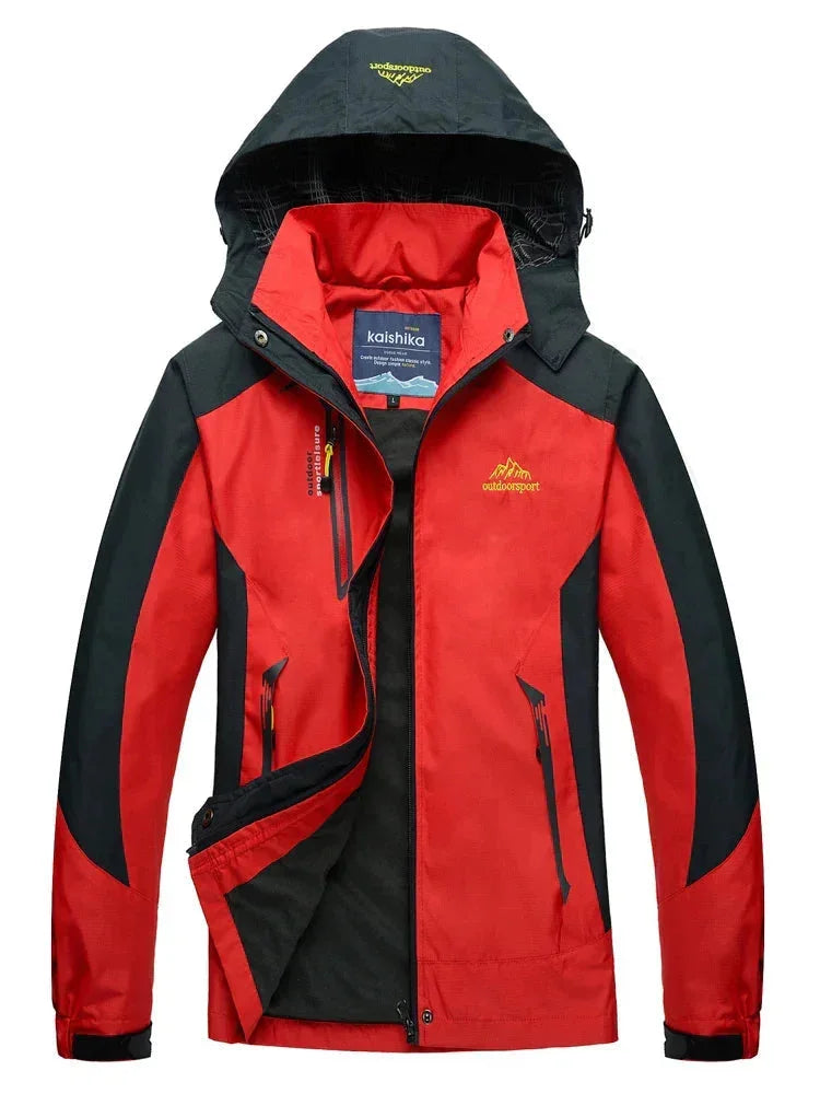 Damen Regenjacke wasserabweisend mit Kapuze